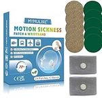 24 Counts MYMULIKE Motion Sickness Patch, Anti Nausea Patches With Motion Sickness Bracelet Relieve Vomiting, Nausea, Dizziness Resulted from Sickness of Cars, Ships, Airplanes