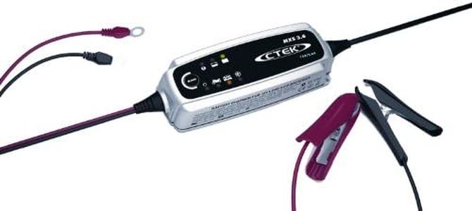 CTEK MXS 3.8 EU Car and Bike Battery Charger for KTM, Java, Yamaha, Harley, BMW, Royal Enfield, Ducati etc
