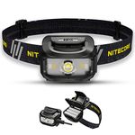 Nitecore NU35 Head Torch Rechargeable 460 Lumens | Dual Power Source | Red Light Head Torch