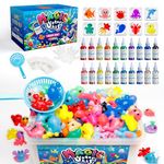 Kiditos Magic Water Elf Toy Kit,Aqua Fairy Water Gel Kit with Sparkling Magic Gel,Animal Molds,Christmas Gift,Birthday Gifts,Party Favors, Arts & Crafts DIY STEM Kits for Kids(20 Colors)