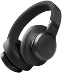 JBL Live 660NC - Wireless Over-Ear Noise Cancelling Headphones with Long Lasting Battery and Voice Assistant - Black, 40mm dynamic driver