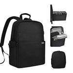 CADeN-Unisex Adult Camera Backpack Bag With 15.6 Laptop Compartment Usb Charging Port, Dslr Mirrorless Slr Cameras, Compatible For Sony Canon Nikon Camera And Lens Tripod Accessories