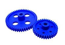 INVENTO 1pcs each Plastic Spur gear 36 Teeth + 50 Teeth 6.5mm Width, 6mm hole for DIY Projects