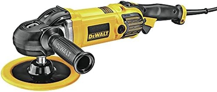 DEWALT Buffer Polisher, 7-in-9-in, 12 amp, Variable Speed Dial 0-3,500 RPM’s, Corded (DWP849X)