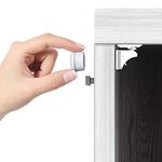 Safety Baby Magnetic Cabinet Locks - No Tools Needed (4 Locks + 1 Key)