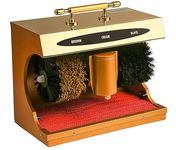 Dhwani Enterprise Gold Automatic Shoe Shining Machine | Electric Shoe Polisher with Dual Brushes | Commercial & Office Use