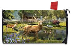 Great Outdoors Summer Magnetic Mailbox Cover Elk Standard Briarwood Lane