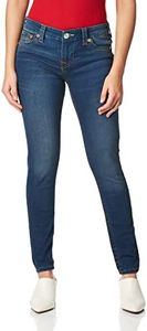 True Religion Women's Halle Mid Rise Super Skinny Fit Jean, Dreamcatcher, 27