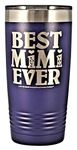 Gifts for Mimi – “Best Mimi Ever ~ Love You” GK Grand Engraved Stainless Steel Vacuum Insulated Tumbler Travel Coffee Mug Hot Cold Wine Mothers Day Birthday Christmas (Purple, 20 oz)