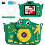 POSO Kids Camera for Boys with 32GB SD Card, Type-C Digital Camera 2.0 Inch Screen Childrens Camera 1080P Toddler Video Selfie Camera, Birthday Toy for 3-10 Years Old Children