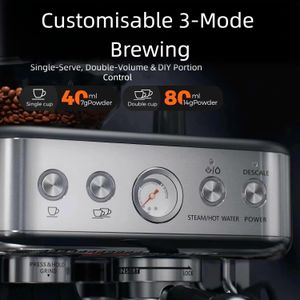 Aptliton Bean-to-Cup Coffee Machine – 15-Bar Pump, Instant Heat, Eco-Friendly