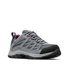 Columbia Women's Crestwood Waterproof, Graphite/Wild Iris, 12