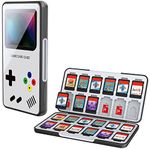 HEIYING Game Card Case for Nintendo Switch Game Card or Micro SD Memory Cards,Custom Pattern Switch Game Memory Card Storage with 24 Game Card Slots and 24 Micro SD Card Slots.