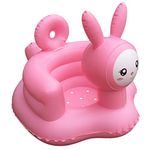 IWOWHERO Infant Floor Chair Blow up Sofa Kids Chair Sit up Floor Chair Couch for Kids Kid Couch Sofa Shower Infant Shower Chair Kid Pink PVC Baby Inflatable Dining Chair