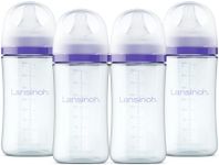 Lansinoh Glass Baby Bottles, Anti-C