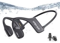 XINSRE Bone Conduction Headphones, Open Ear Headphones Bluetooth 5.3, IP68 Waterproof Headphones Built-in 16G Storage, 8H Playtime Wireless Earphones Lightweight and Comfortable for Running,Cycling