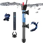 FEDOUR 25W 50W 100W 300W Submersible Adjustable Aquarium Heater, for 3–70 Gallon Fish Tank (100W for 10~30gallon)