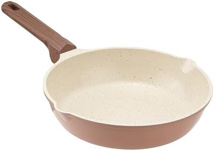 Vinod Ceravit Frypan 26 cm 2.5 Litre | Ceramic Non Stick Coating | Healthy Cookware | Frying Pan for Cooking | 100% Toxin Free | No PFAS & PFOA | Metal Spoon Friendly | Gas & Induction Compatible