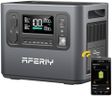 AFERIY Portable Power Station 2400W, 2048Wh Power Station LiFePO4 Backup Battery, Quick Charge in 1.5H, 240V AC Outlets, UPS, Solar Generator, Electric Generator for RV/Camping/Home, 7-Year Warranty
