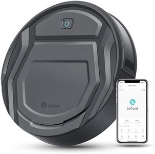 Lefant M210P Robot Vacuum, 2200Pa, 120 Min Runtime, WiFi/App/Alexa Control, Anti-Collision/Drop Sensor, Small Body, 6 Cleaning Modes Ideal for Pet Hair, Hard Floor (M210 Pro Grey)
