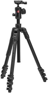 Manfrotto Befree Advanced AS, Camera Tripod, Lever Lock, Compatible with Arca-Swiss, Portable, Compact Travel Tripod Kit, Ball Head, Aluminium Tripod for DSLR, Mirrorless Cameras, Camera Accessories