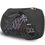 Comnova Bike Cover for 3 Bikes - Outdoor Bike Covers for Stationary 3 Bikes Waterproof & Heavy Duty, 600D Bicycle Covers for 3 eBike, Mountain Bike, Road Bike, Hybrid Bike, Beach Cruiser Bike Storage