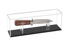 Knife Display Case Military Folding Pocket Knife Display Box Stand Holder Cabinet Protection Collection