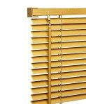 PVC & Wood Wooden Grain Effect Window Venetian Blind Blinds Easy Fit Curtains Trimmable Fittings Windows Treatment Privacy Shutters Twist Open Close (Teak-PVC,180x150)