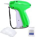 wohot Viccess Tag Gun Standard Label Tagging Gun with 5 Replacement Tagging Gun Needles and 5000 Tags Barbs Price Tags for Clothes Sock Hat,Safety Cap,Green,10.37*12cm