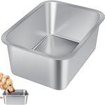 Bwogue 3 Gallons Extra Large Dog Water Bowl for Large Dogs, Durable Stainless Steel Dog Bowl for Dogs, High Capacity Dog Water and Food Bowls for Large, X-Large Dogs, 1 Pack