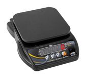SKADIOO Weighing Machine for Food |1 Year Warranty| Weight Machine for Kitchen, Weighing Scale, Kitchen Scale for Home, Shop & Commercial Use with Power Adapter Included (Black, Capacity 10 Kg)