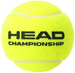 Head Championship Tennis Ball | Green | Size: 1 Can - 3 Balls | Material: Wool | for Beginner | Durable | Court Training | Perfect for Every Surface