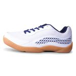 Nivia Flash 2.0 Badminton Shoes for Men, Your Go-to Shoe for Pickleball, Padel, and All Court Sports, Badminton Sports Shoes, (White), Size UK09