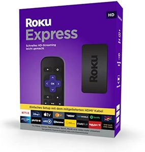 Roku Express | HD-Streaming Media Player | Funktioniert nur in Deutschland| Einfaches setup mit dem mitgelieferten HDMI kabel|1080p,720p bis zu 60fps