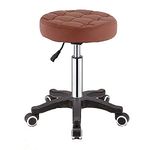 Finch Fox Height-Adjustable Swivel Bar Stool | Salon Chair | Doctor Stool | Medical Stool | Spa Chair | Stool for Kitchen | Stool for Musicians (Brown)