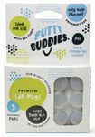 PUTTY BUDDIES Original Swimming Earplugs - Super Soft Moldable Plugs - Block Water - Comfortable - Great for Kids - 3-Pair Pack (Clear)