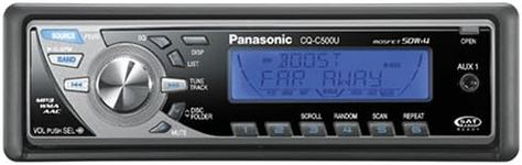 Panasonic CQ-C500U 50Wx4 iPod-Ready Multi-Format Car Audio Receiver with CD Changer Control