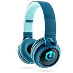 PowerLocus Headphones for Kids, Bluetooth Headphones, Kid Headphone Over-Ear with LED Lights, Foldable Headphones with Microphone,Volume Limited, Wireless and Wired Headphone for Phones,Tablets,PC,TV