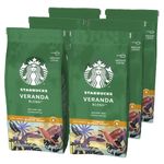 STARBUCKS Veranda Blend, Blonde Roast, Ground Coffee 200g (Pack of 6)