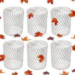 Gutter Guard (6 Pack) Leaf Filter Gutter Strainer & Downspout Guard - Better Than Roof Gutter Screen - Mesh Leaf Guards With Up To 4in Diameter - Gutter Drain Cover & Gutter Down Spout Rain Protector