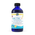 Nordic Naturals Arctic-D CLO - Cod Liver Oil With Added Vitamin D3 for Bone Health and Mood Support, Promotes Heart and Brain Health, Lemon, 237 mL