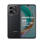 HONOR X6b Mobile Phone Unlocked, 6.56-Inch 90Hz Fullview Display, 4GB+128GB, 5200 mAh Long-lasting Battery, 50MP Triple Camera, Android (2 Year Warranty), Midnight Black