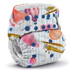 Rumparooz G2 (Print) Diaper Cloth, SNAP Soar, One Size