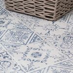 30.5cm x 30.5cm VINTAGE peel and stick vinyl floor tiles (274-5053) - Pack of 11 tiles (1sqm) (1, 1 SQM)