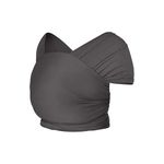 Ergobaby Baby Sling for Newborns from Birth up to 11.3 kg, Aura Knit Sling wrap Made from Recycled Fabrics, Elasticated and Breathable, Unisex Sling wrap, Soft Black