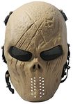 Fansport Airsoft Face Mask Outdoor Game Mask Full Face Costume Mask