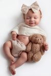 BABESIDE Full Body Silicone Reborn Baby Dolls - 12 Inch (Weight 3 lb) Weighted Full Silicone Realistic-Newborn Baby Doll Real Life Baby Dolls with Complete Accessories & Gift Box