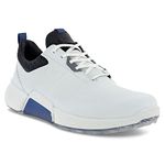 ECCO Men's Biom H4 Golf Shoe, White Black, 8.5 UK