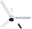 atomberg Renesa Enzel 1200mm BLDC Ceiling Fan with Remote | 5 star | Advance Air+ Technology | LED Speed Indicator | Low Noise | Sleek Design | Power Saving | 3 Year Warranty | Gloss White