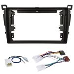 Sound-way - 9" inch Car Radio Stereo,in dash Front Panel Frame compatible with TOYOTA RAV4 2013-2018